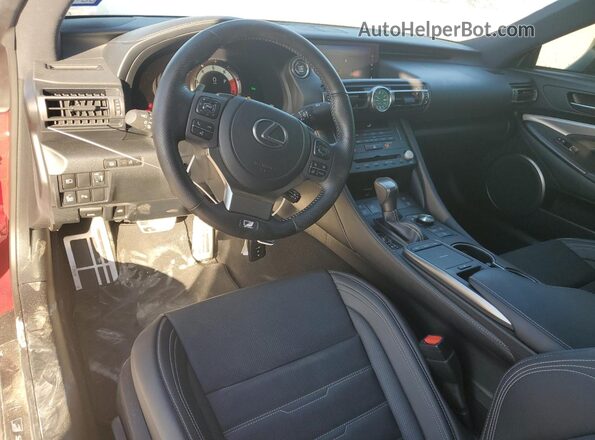 JTHGZ5BC8M5024790 2021 LEXUS RC Red Widok deski rozdzielczej