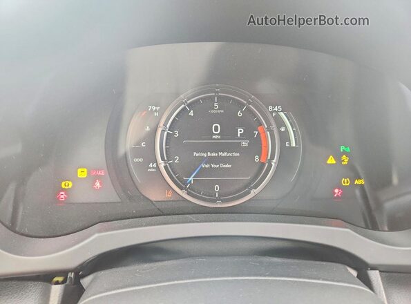 JTHGZ5DC5S5013207 2025 LEXUS RC Gray Widok zestawu wskaźników