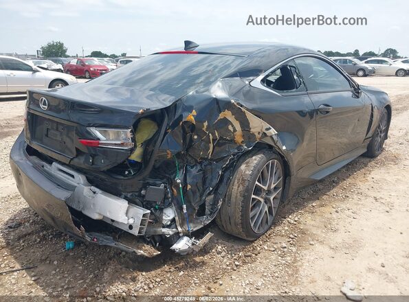JTHHA5BC1G5002260 2016 LEXUS RC 200T Black Trasero derecho
