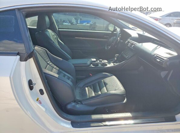 JTHHA5BC2G5004163 2016 LEXUS RC White უკანა სავარძლების ხედი