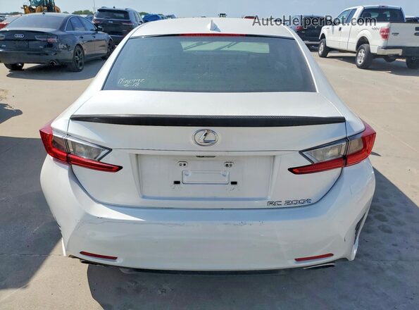 JTHHA5BC2G5004163 2016 LEXUS RC White უკანა ხედი