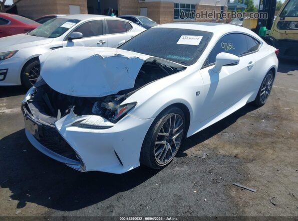 JTHHA5BC4G5002897 2016 LEXUS RC 200T White Передня ліва чверть