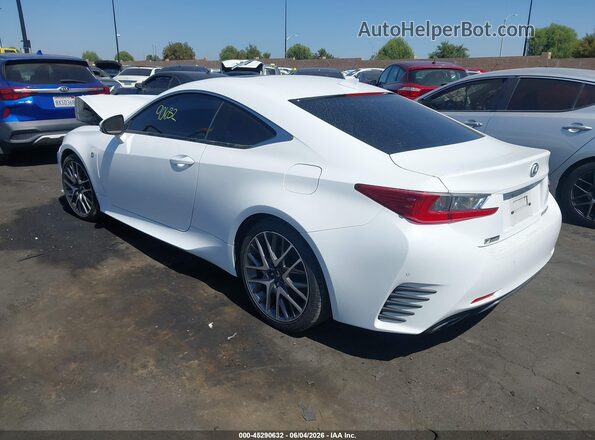 JTHHA5BC4G5002897 2016 LEXUS RC 200T White Задня ліва чверть