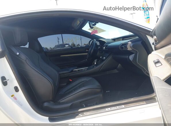 JTHHA5BC4G5002897 2016 LEXUS RC 200T White Вид салону спереду