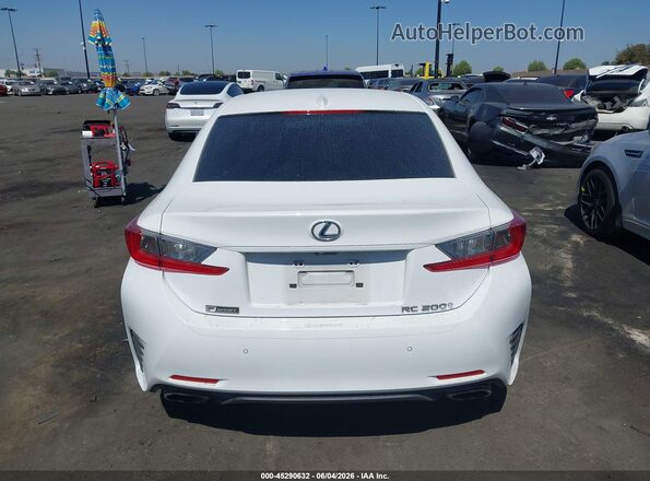 JTHHA5BC4G5002897 2016 LEXUS RC 200T White 