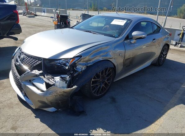 JTHHA5BC4G5003550 2016 LEXUS RC 200T Gray Przód lewy