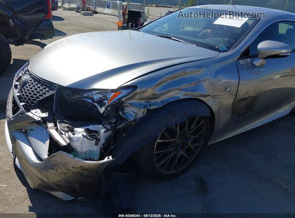 JTHHA5BC4G5003550 2016 LEXUS RC 200T Gray Widok z przodu
