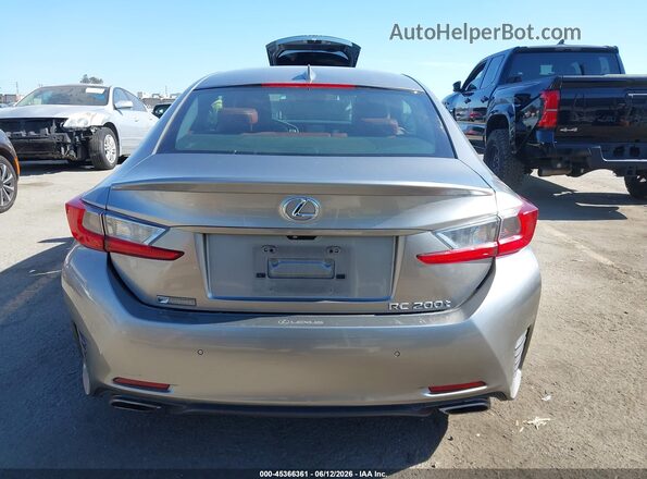 JTHHA5BC4G5003550 2016 LEXUS RC 200T Gray 