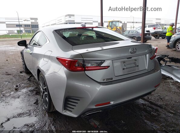 JTHHA5BC6G5002772 2016 LEXUS RC 200T Silver უკანა მარცხენა