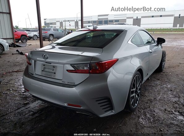 JTHHA5BC6G5002772 2016 LEXUS RC 200T Silver უკანა მარჯვენა