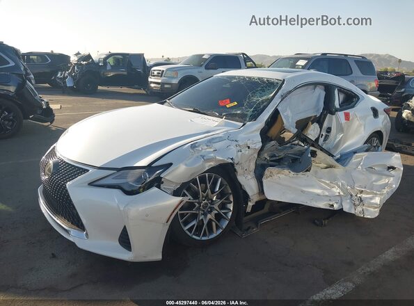 JTHHA5BC6K5009309 2019 LEXUS RC 300 White Widok z przodu