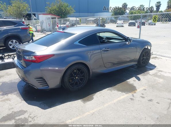 JTHHA5BC7G5003221 2016 LEXUS RC 200T Серый Задняя правая четверть