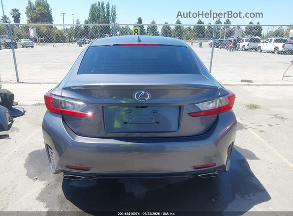 JTHHA5BC7G5003221 2016 LEXUS RC 200T Серый 