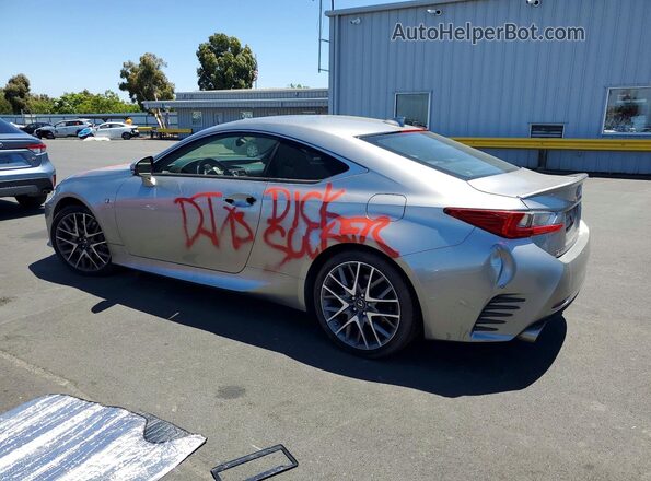 JTHHA5BC8H5005464 2017 LEXUS RC Серебряный Задняя левая четверть
