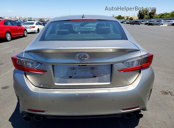 JTHHA5BC8H5005464 2017 LEXUS RC Серебряный Вид сзади