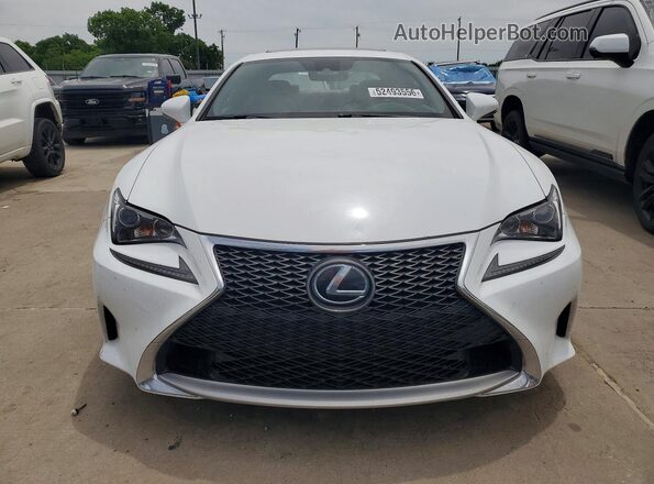 JTHHA5BC8J5008466 2018 LEXUS RC White Vista frontal