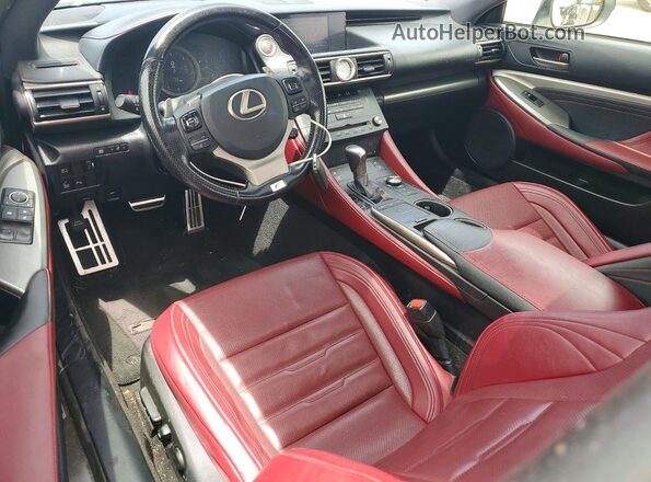 JTHHA5BC8J5008466 2018 LEXUS RC White Vista del salpicadero