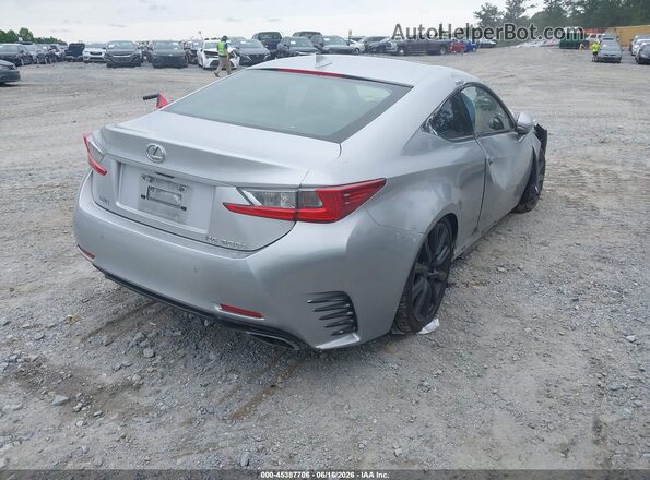 JTHHA5BC9G5001423 2016 LEXUS RC 200T Silver Rear right