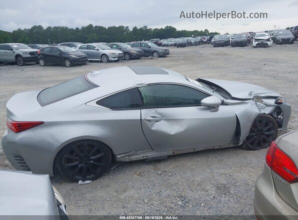 JTHHA5BC9G5001423 2016 LEXUS RC 200T Silver Rear interior view
