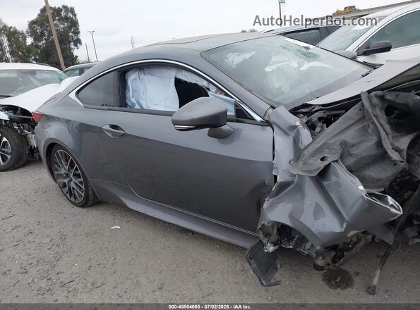JTHHA5BCXG5002015 2016 LEXUS RC 200T Gray Vista del cuadro de instrumentos