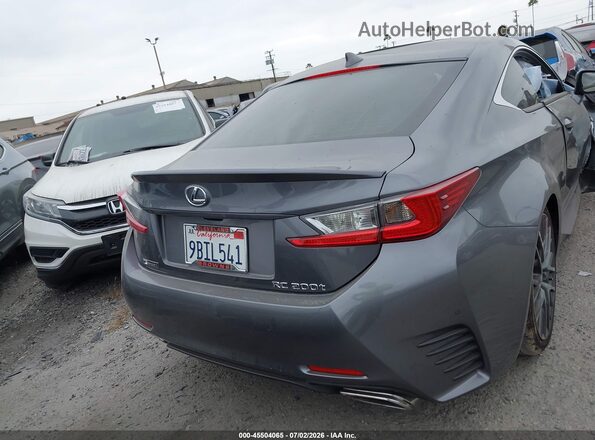 JTHHA5BCXG5002015 2016 LEXUS RC 200T Gray 