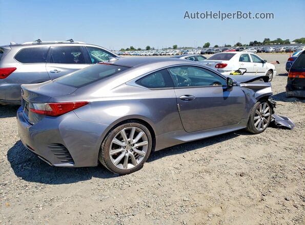 JTHHA5BCXG5002662 2016 LEXUS RC Серый Задняя правая четверть