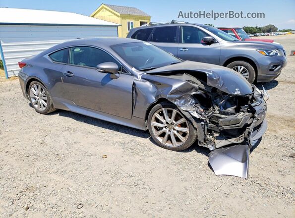 JTHHA5BCXG5002662 2016 LEXUS RC Серый Передняя правая четверть