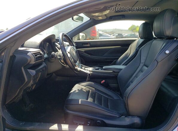 JTHHA5BCXG5002662 2016 LEXUS RC Серый Вид салона спереди