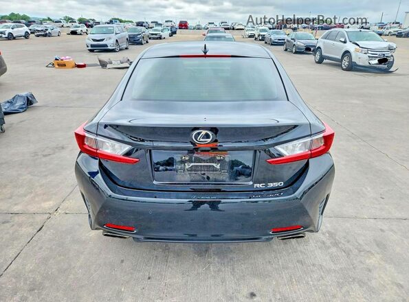 JTHHE5BC0G5011763 2016 LEXUS RC Black Հետևի տեսք