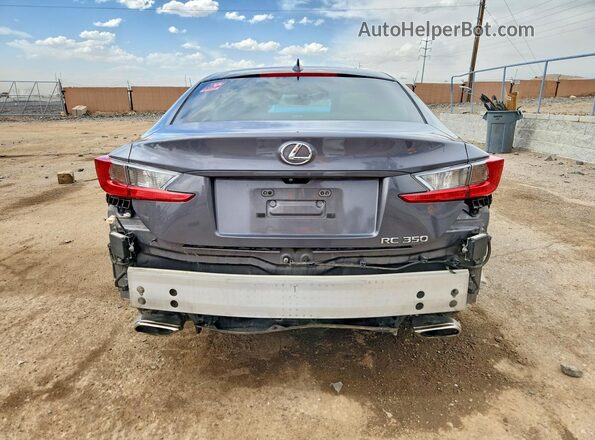 JTHHE5BC6G5012934 2016 LEXUS RC Gray უკანა ხედი
