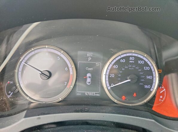 JTHHE5BC6G5012934 2016 LEXUS RC Gray ხელსაწყოთა პანელის ხედი