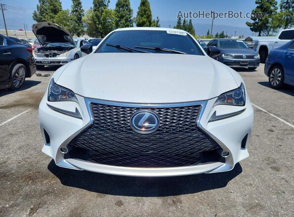 JTHHE5BC7H5017125 2017 LEXUS RC White Widok z przodu