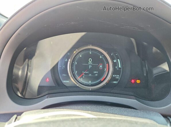 JTHHE5BC7H5017125 2017 LEXUS RC White Widok zestawu wskaźników