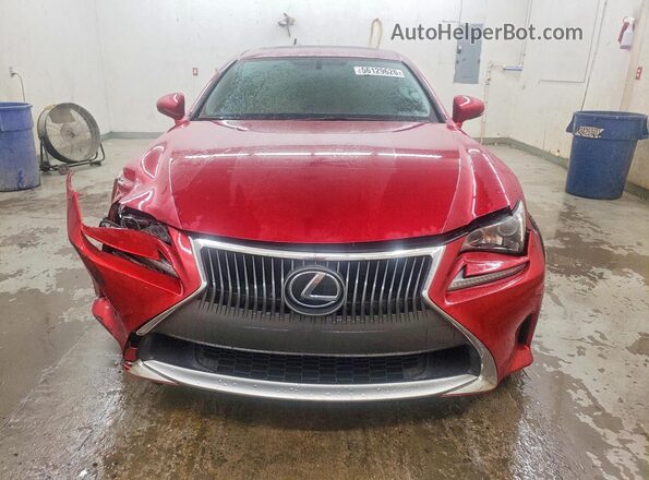 JTHHE5BC8G5013292 2016 LEXUS RC Red Դիմացի տեսք