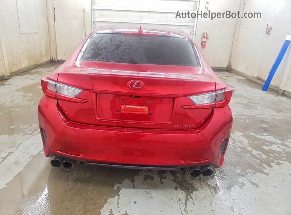 JTHHE5BC8G5013292 2016 LEXUS RC Red Հետևի տեսք