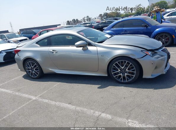 JTHHE5BC9H5017157 2017 LEXUS RC 350 Silver Rear interior view