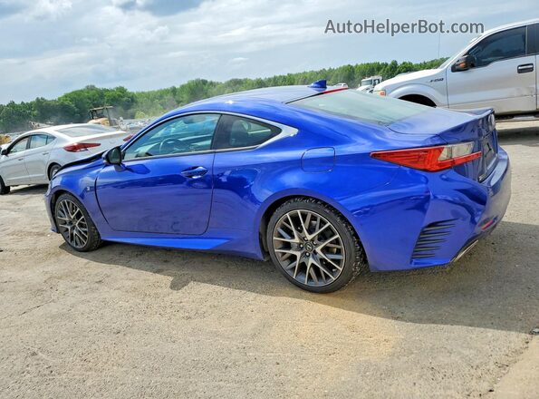 JTHHE5BCXH5016065 2017 LEXUS RC Blue Trasero izquierdo