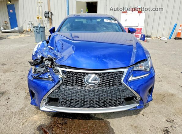 JTHHE5BCXH5016065 2017 LEXUS RC Blue Vista frontal