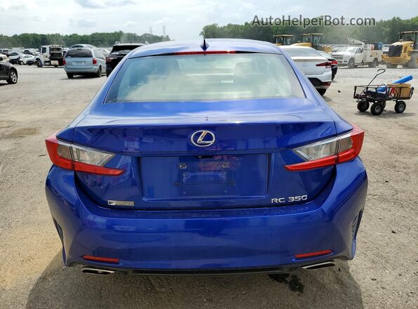 JTHHE5BCXH5016065 2017 LEXUS RC Blue Vista trasera