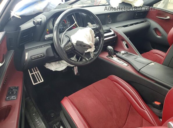 JTHHP5AY2JA005811 2018 LEXUS LC White Առջևի վահանակի տեսք