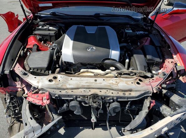JTHHZ5BC1K5020422 2019 LEXUS RC Red Rear interior view
