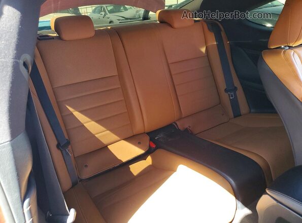 JTHHZ5BC1K5020422 2019 LEXUS RC Red Rear seats view