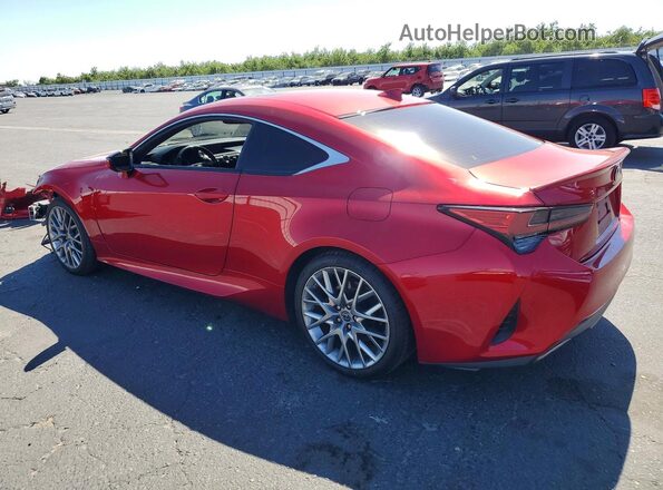 JTHHZ5BC1K5020422 2019 LEXUS RC Red Rear left