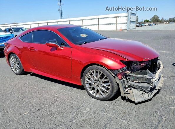JTHHZ5BC1K5020422 2019 LEXUS RC Red Front right