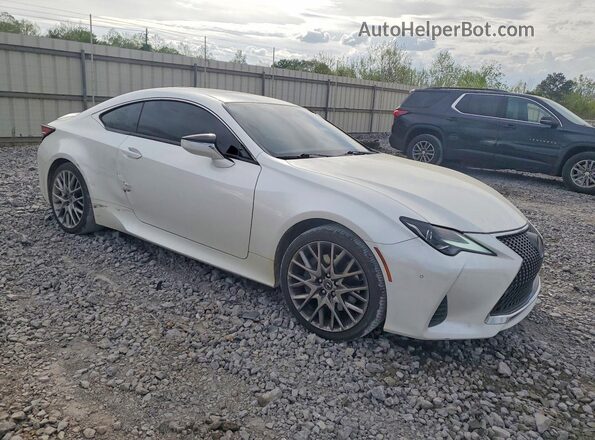 JTHHZ5BC5K5021332 2019 LEXUS RC White Передня права чверть