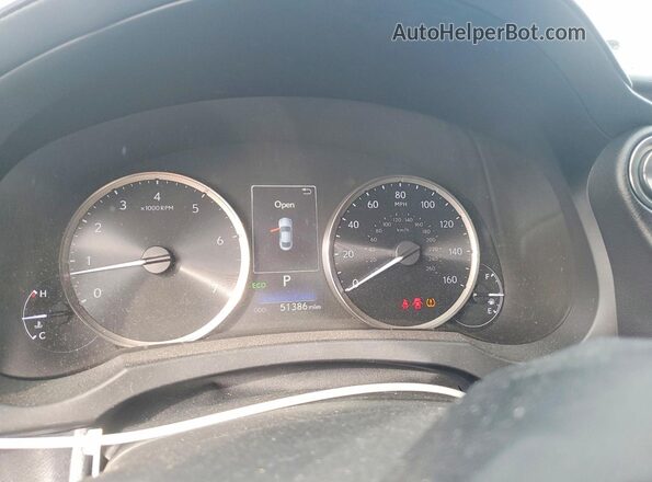 JTHHZ5BC5K5021332 2019 LEXUS RC White Вид щитка приладів