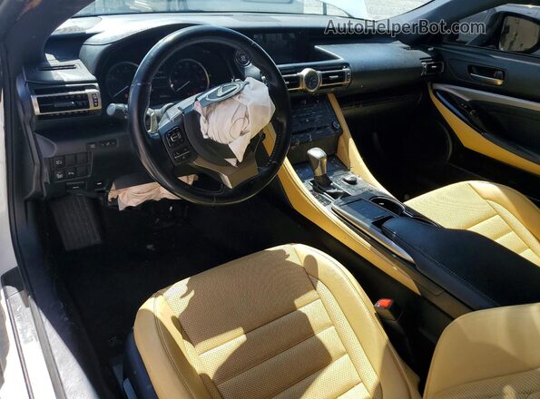 JTHHZ5BC8K5021101 2019 LEXUS RC White Առջևի վահանակի տեսք