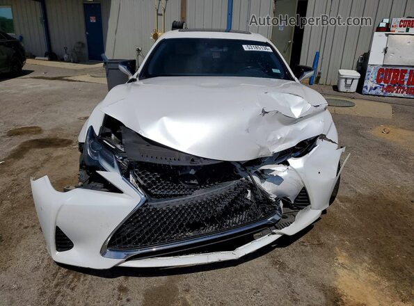 JTHHZ5BC8K5021101 2019 LEXUS RC White Դիմացի տեսք