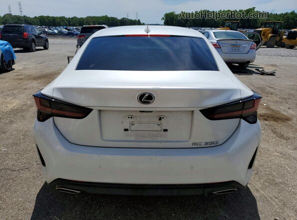 JTHHZ5BC8K5021101 2019 LEXUS RC White Հետևի տեսք