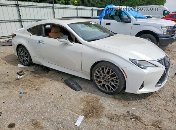 JTHHZ5BC9K5019678 2019 LEXUS RC White Передня права чверть